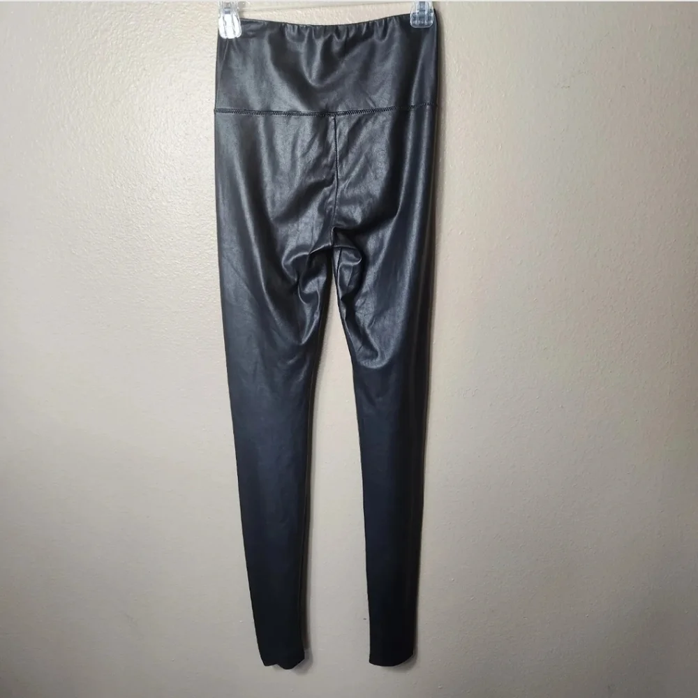Wilfred Free Aritzia Daria Faux/Vegan Leather High Waisted Leggings-Size S